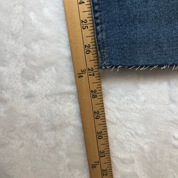 Re/Done Levis Blue Jeans Women, Size 26, Blue-Medium 2, 90s High Rise Ankle Crop - Picture 13 of 13